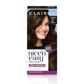 Clairol Nice'n Easy Tone+Gloss Semi Permanent Hair Dye - 400/79 Dark Brown