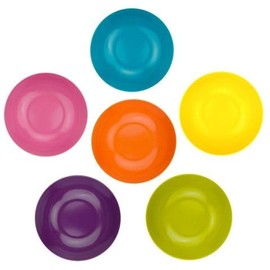 French Bull Melamine 8"x2.5" Pasta Bowl, Set of 6 -Shatterproof, BPA Free, Dishwasher Safe, Solid Color, 33 ounce