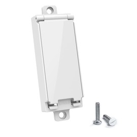 Rocker Light Switch Guard, ILIVABLE Child Proof Switch Plate Cover Prevents Kids or Accidental Turned On/Off Switch While Allowing Access (White, 1 Pack)