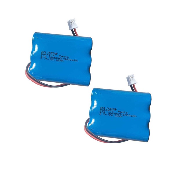 AOLIKES 3.7v 6600mAh 18650 1S3P Rechargeable Battery Pack for Simplehuman