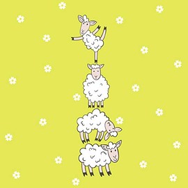 20 Lunch Napkins Easter Lamb Easter Sheep 33 cm