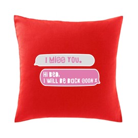 Hippowarehouse Hi Bed, I will be back soon x Printed bedroom accessory cushion cover case 41x41cm