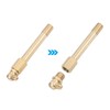 uxcell Brass Straight Grease Fitting G1/8 Thread 85mm Length Hydraulic