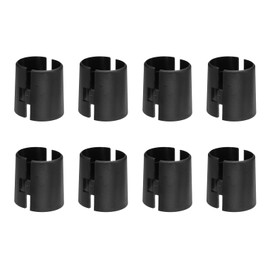 sourcing map 16pcs Wire Shelf Clips 1-1/2"(38mm) ABS Plastic Shelf Lock Clips for Wire Shelving Shelf Lock Clips Replacements Accessories Parts Post Shelving