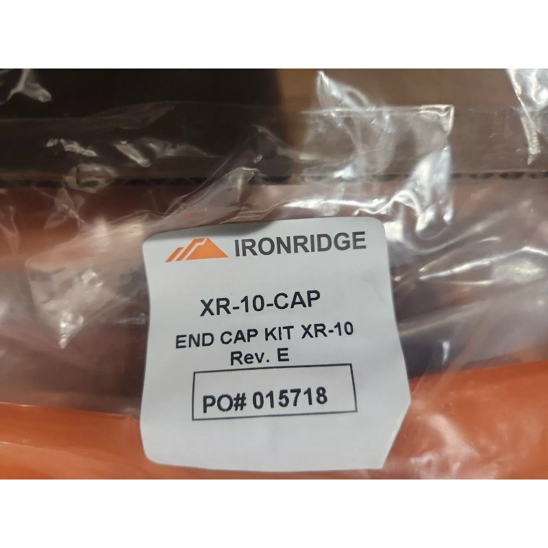 IronRidge XR-10-CAP End Caps, Pack of 10 Pair = 20