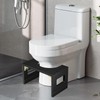 Bamboo Toilet Stool Squat 7in & 9in Adjustable Heights, Foldable