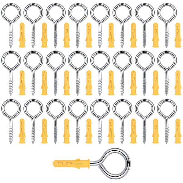 M3.5 304 Stainless Steel self Ring Screws, 25 Pcs Screw-In