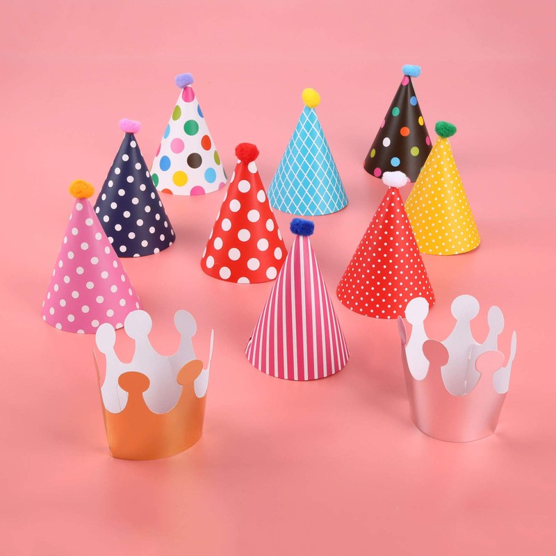 Mtsooning Birthday Hat, Party Hat, Triangular Hat, Crown, Birthday, Celebration,
