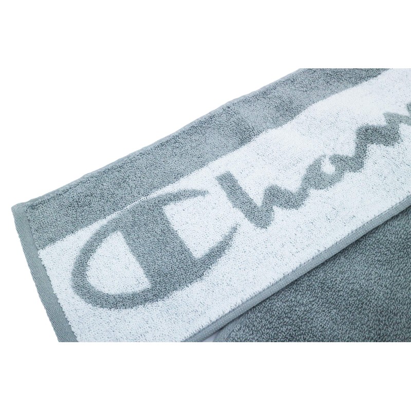 Champion 5065003300 Scarf Towel, Two-Tone Logo, Gray