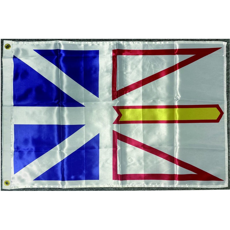 Rhungift Canada Newfoundland and Labrador Flag 2x3Ft Outdoor- Vivid Color