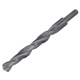 sourcing map Reduced Shank Twist Drill Bits 16mm High Speed Steel 4241 with 10mm Shank for Aluminum Alloy Steel Metal Plastic Wood