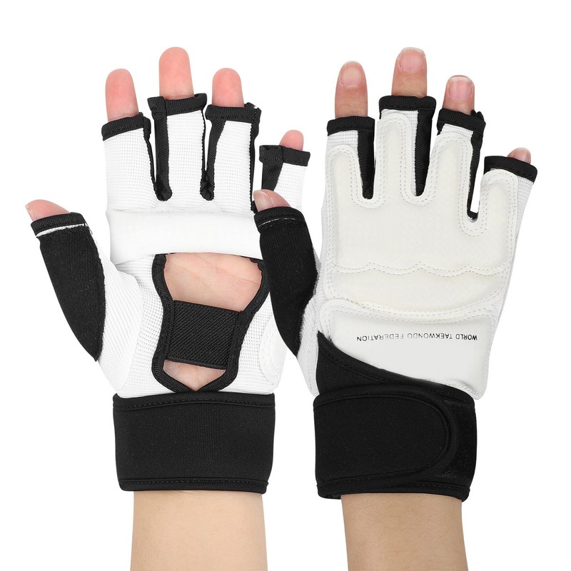 2pcs Taekwondo Gloves Adults Children Hand Protector Wrestle Boxing Gloves