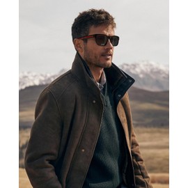 Mose Romano XL Sunglasses for Men 58MM Polarized Sun Glasses for Big Heads Wide Acetate Fashion UV400 Protection