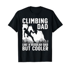 Cool Climbing Art For Men Dad Rock Climber Bouldering Lover T-Shirt