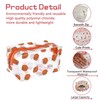 MOAMUN Pack of 5 Transparent Cosmetic Bags, Waterproof PVC Toiletry