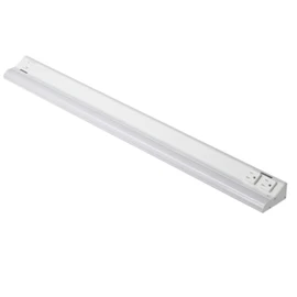 American Lighting 12-Inch LED Courant Undercabinet Light with One Receptacle, 5CCT, White Finish, 120V AC, 7.5W, 430 Lumens, CRI 90, 15 Amp, Ideal for Kitchen, Workspace, Retail Display, Under Shelve