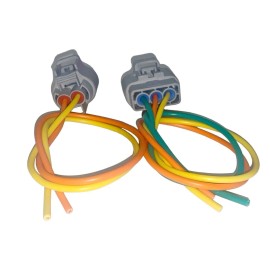 ISUMO 2x Cooling Fan Control Connectors Fits Lexus 2006-2022 Toyota 2006-2018