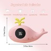 Termómetro Flotante para Bañera, Termómetro del Baño con LED Pantalla（Rosa）