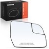 A-Premium Right Passenger Side Non-Heated Mirror Glass with Backing Plate