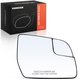 A-Premium Right Passenger Side Non-Heated Mirror Glass with Backing Plate - Compatible with Ford Ranger 2019-2024 - Exterior Side View Convex Mirror with Spotter Glass
