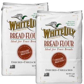White Lily Bread Flour, 5 lb Bag (Pack of 2)