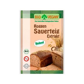 Organic Vegan Rye Sourdough Extract Organic Baking Ingredient, Pack of 12 (12 x 30 g)
