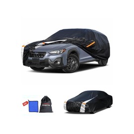 Cotryvox Subaru CrossTrek Car Cover 100% Waterproof All Weather, Gift with Towel, 10 Layers SUV Car Cover Custom Fit 2013-2026 CrossTrek, Outdoor Covers Rain Sun UV Protection with Door Zipper.