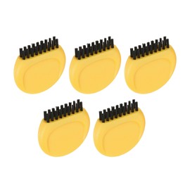 YOKIVE 5 Pcs Mini Golf Club Brushes, Pocket Golf Club Groove Brush | Cleaning Golf Heads Golf Ball, Great for Golf Course Exercise (Yellow, 1.18x1.22-Inch)
