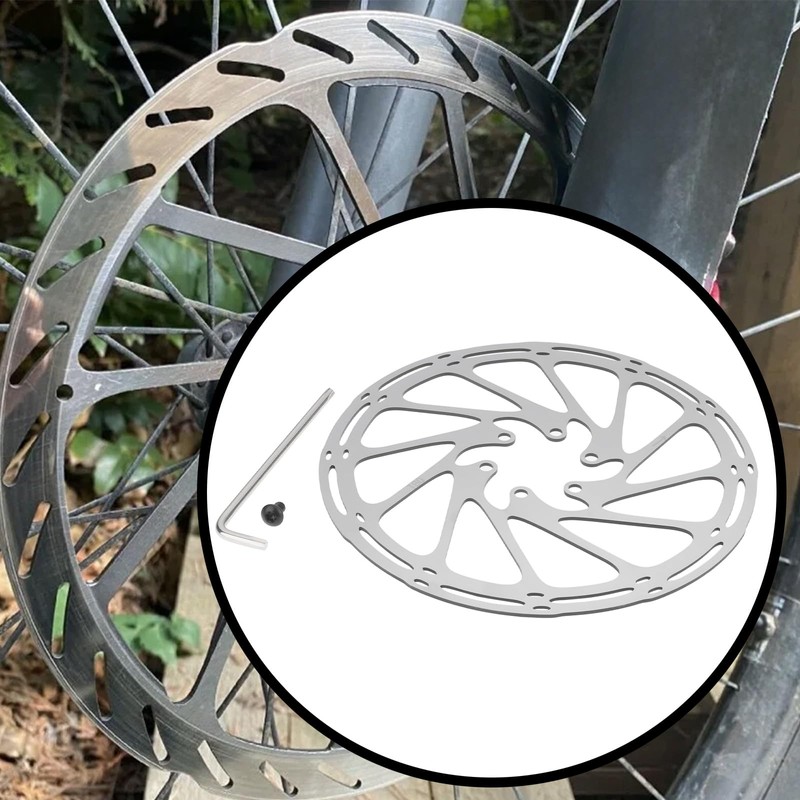Create idea 2 Pezzi 180 Mm MTB Mountain Bike Rotori