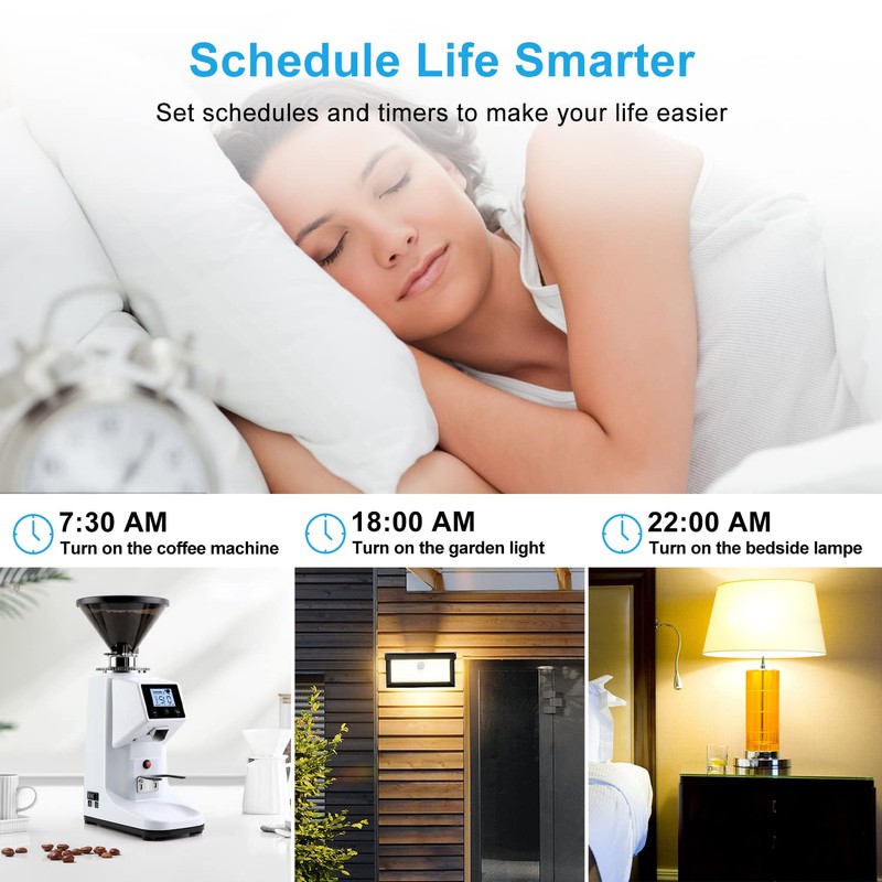 Zigbee Socket Pack of 2 Plug with Current Measurement Smart