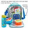 Tyrrell Katz Kids Insulated Trucks Printed Lunch Bag in Blue