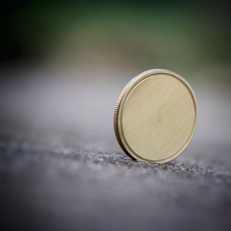 Blank Brass Challenge Coin 40mm - Laser Engravable