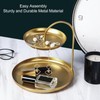 2 Tier Jewelry Tray Elegant Simple Sturdy Stable Metal Multi