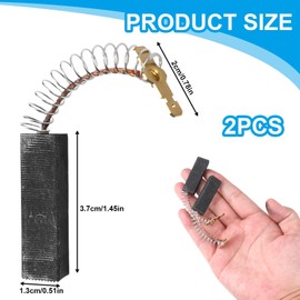 Bosch Washing Machine Carbon Brushes, 2PCS Quality Laminated Replacement Bosch Washing Machine Motor Carbon Brushes, Bosch Washing Machine Brushes for Bosch Wae, Was, Wfb, Wfc, Wfd, Wfo, Wfr