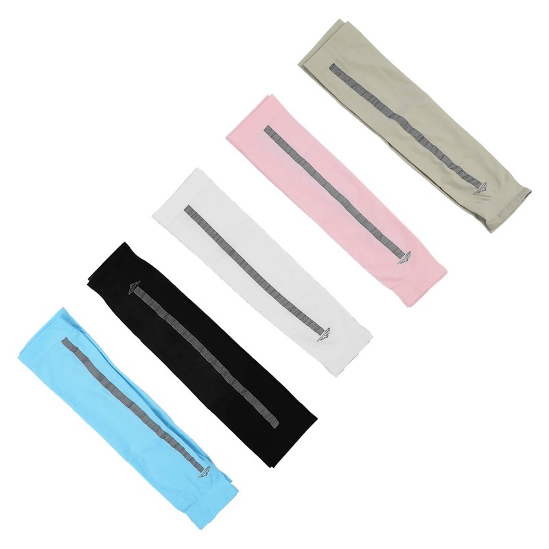 5 Pairs Ice Silk Arm Sleeves Sun Protection UV Protection