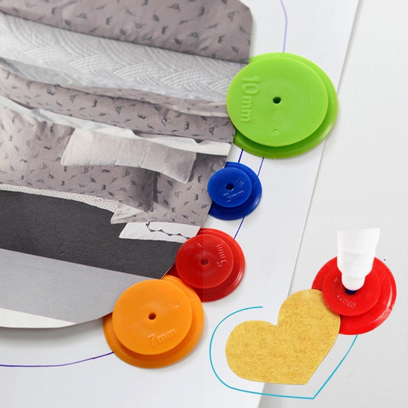 Seam Allowance Marker Irregular Graphic Line Drawing Wheel Seam Tracing