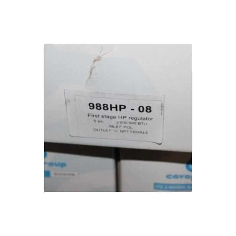 KOSAN 988HP-08 F.POL X 1/2" NPT 1ST STAGE PROPANE REGULATOR