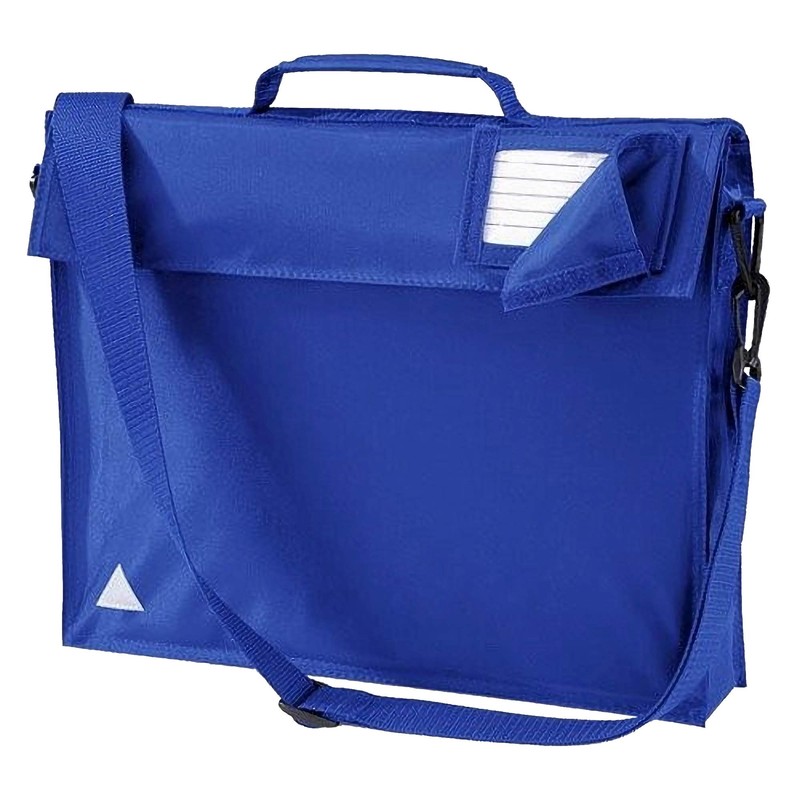 Quadra Junior Book Bag with Strap in Burgundy
