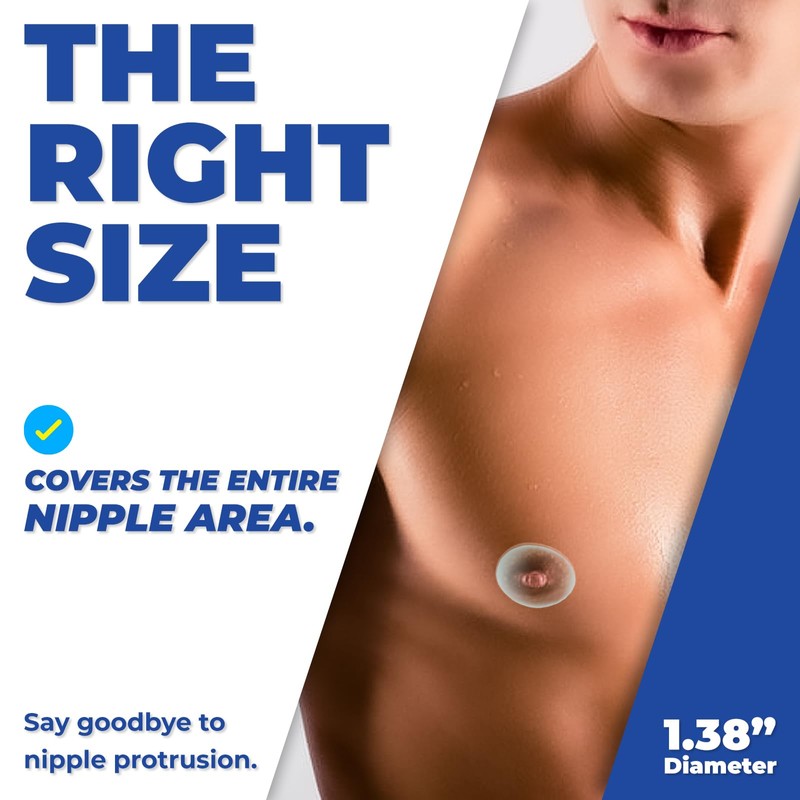 60PAIRS 120PCS Nipple Covers for Men Mens Nipples Nip Protector,