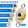 DUNKTEAM LED Underwater Fishing Lures，LED Lighted Bait Flasher，Deep Drop Fishing