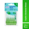 TePe Cepillo interdental 0,8 mm, Verde, blíster paquete de 6