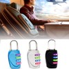 4-Digit Password Lock, 2 Pack Combination Locker Padlock with Colorful