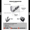 ELFASIO Keep Going Skull Rings for Mens, Square Signet Ring