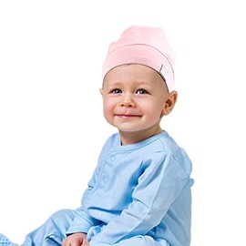 Gorro de dormir XS para niños, gorro de dormir para noche, gorro de satén con forro sedoso con banda elástica ajustable para adolescentes y niños pequ
