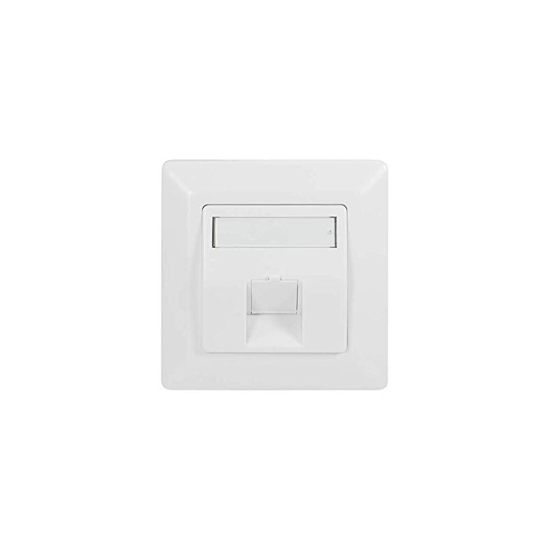 odedo Empty Box Connection Box for 1 Keystone Module Flush-Mounted