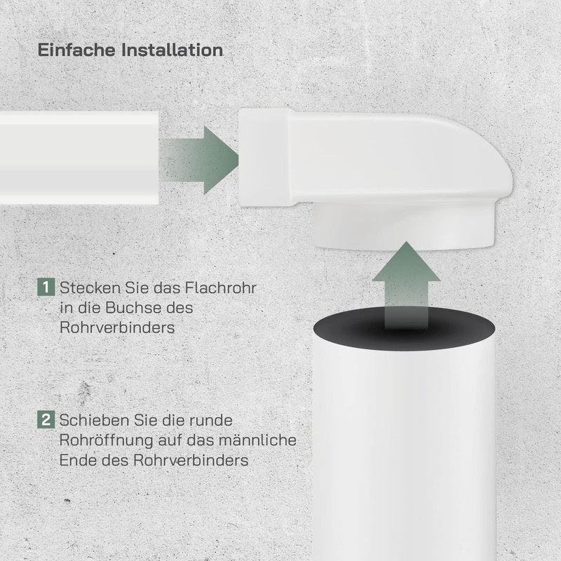 Vent Systems 90 Degree Angle Connector for 220 x 55