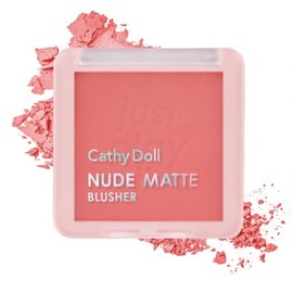 Cathy Doll Nude Matte Blusher Cheek (02 Easy Peach))