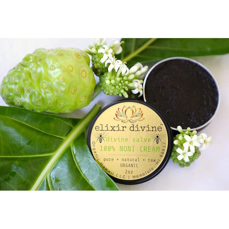 Elixir Divine Organic Noni Fruit Cream [Divine Salve] Organic Hawaii