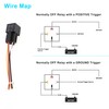 RATCHROLL 4 Pins 12V 80A 2 Pcs Auto Relay with