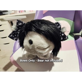 Build-A-Bear Workshop *BOWS ONLY* Emo Axolotl Build A Bear Neck Tie Accessories Goth Y2K Kawaii